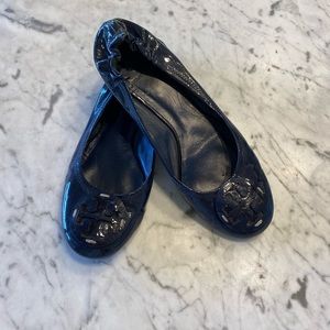 Navy blue Tory Burch ballet flats